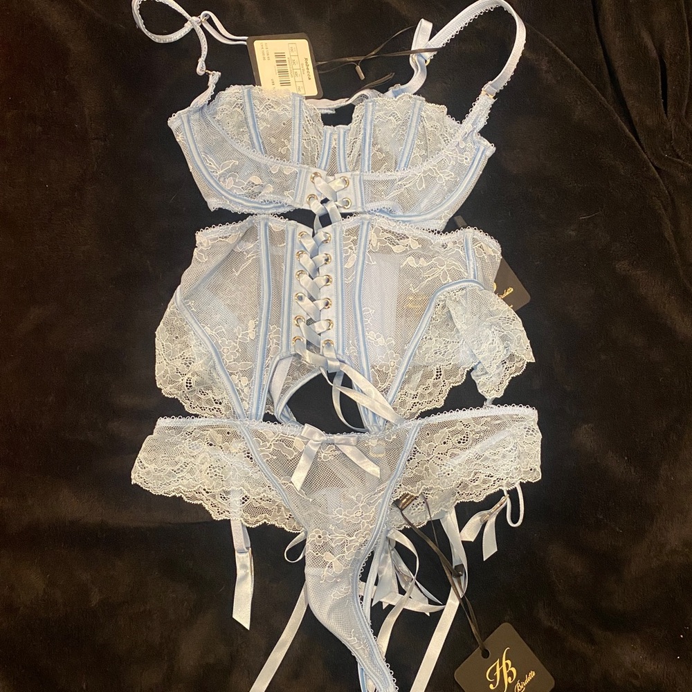 Rebecca Honey Birdette set 32C New With Tags